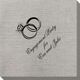 Wedding Rings Bamboo Luxe Napkins Image 1 of 3